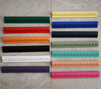 Supports de mahjong de luxe bleu foncé avec poussoir, ensemble américain 4 pièces, supports en bois pour mahjong, 20''