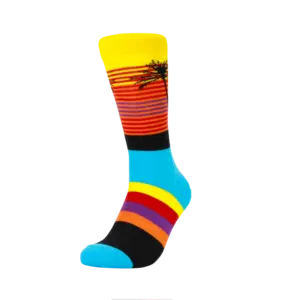 Alta calidad 360 Impresión digital foto personalizada calcetines impresos sublimación sin costuras calcetines deportivos atléticos
