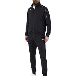 Tuta sportiva invernale da <span class=keywords><strong>uomo</strong></span> in poliestere 100% di alta qualità traspirante con cappuccio ad asciugatura rapida pantaloni della tuta xl taglia <span class=keywords><strong>Fitness</strong></span> lavati da ginnastica - Product Image 1