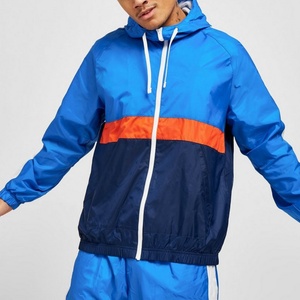 Survêtements de jogging pour hommes en tissu tricoté léger à fermeture éclair métallique, imprimés, décontractés, séchage rapide, patchwork de couleurs, collection automne, vente en gros - Product Image 2