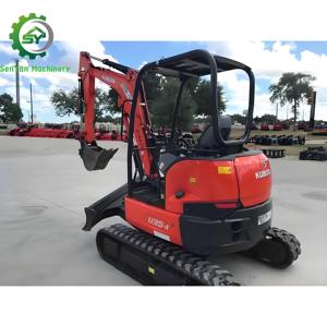 Japón Original Kubota U30 usado pequeño excavadora 3 toneladas Mini oruga excavadora de segunda mano Kubota U35 U30 KX135 para la granja - Product Image 3