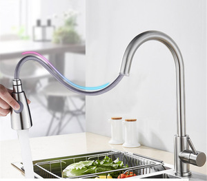 Vô song 1-xử lý không gỉ kéo xuống Pull-out Vòi Nước Nhà Bếp với phun - Product Image 2