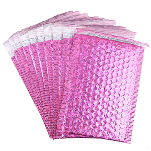 Enveloppes d'expédition personnalisées en aluminium holographique avec bulles d'air, sacs d'expédition en polyéthylène avec bulles, avec logo - Product Image 1