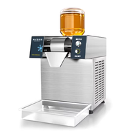 Machine à glace en flocons certifiée en acier inoxydable, moteur 720W, réservoir d'eau 5L, verrou de sécurité, 220V, usage commercial, garantie 1 an