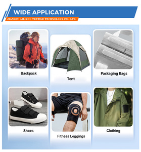 ナイロンベルクロストラップブレンド生地フックループテープパッチ靴テント用OEM 30% 卸売 - Product Image 5