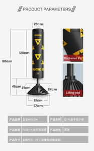 Wolon de alta calidad Hroducts Vertical ventosa cuero salida de aire cilindro PU cuero bolsa de aire - Product Image 5