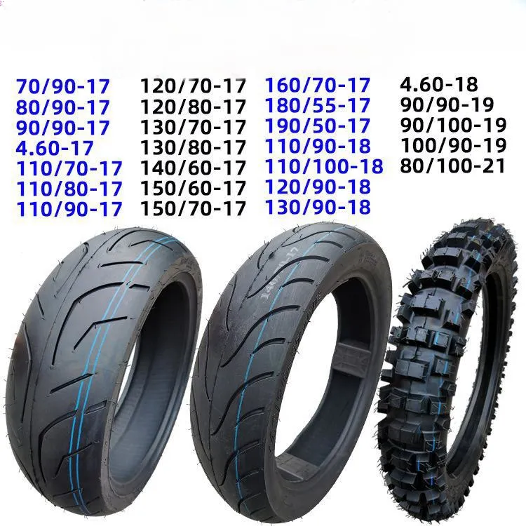 شراء على الانترنت رخيص ودائم جودة الصين 70/80-17 150/80-16 عجلة دراجة نارية