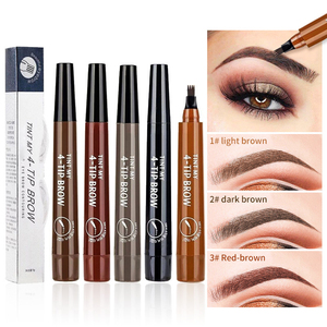 ดินสอเขียนคิ้วแบบ 4 หัว ปลายแหลม กันน้ำ ติดทนนาน สำหรับผู้หญิง - Product Image 4