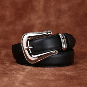 Ins Everything With Simple Fashion Trend Lady Belt Ladies Decorative Belt Leather Small Fresh Belt Women