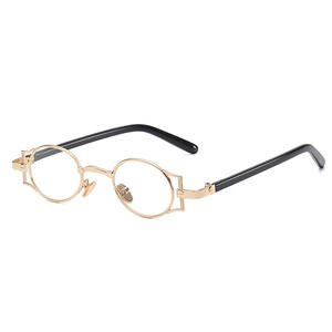 <span class=keywords><strong>Lunettes</strong></span> de soleil rétro rondes en métal avec logo personnalisé, verres polarisés, style de marque de luxe, <span class=keywords><strong>lunettes</strong></span> unisexes tendance 2025 - Product Image 6