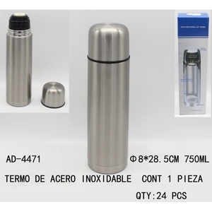 CASAMAX WL AD-4471 Termo de Acero Inoxidable, Botella Aislada al Vacío de 750 ml, Creativo, Moderno, Elegante, de Lujo, Ecológico - Product Image 1