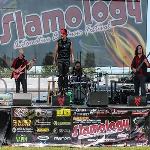 Cinta personalizada de gran tamaño, banner de telón de fondo con impresión de escenario, música