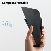 Téléprompteur professionnel Ambitful T1 Pro grand écran pliable pour smartphone, appareil photo reflex numérique et enregistrement vidéo en direct