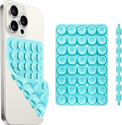 Wholesales Silicone Suction Cup Mount Double Sided Phone Holder for Selfies and Videos, Silicone Suction for iPhone and Android