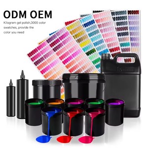 대량 매니큐어 원료 도매 3000 + 색상 옵션 UV 젤 매니큐어 OEM/ODM 공장 직판 UV 젤 매니큐어 - Product Image 1
