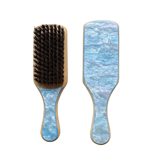 Mini-brosse en nylon de luxe en bambou biologique et acétate de cellulose avec évent de coussin de pagaie en <span class=keywords><strong>chantilly</strong></span> rose - Product Image 3