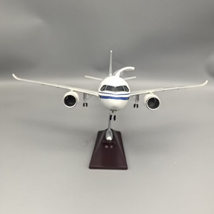 Articles cadeaux Jouets moulés sous pression Matériau en résine transparente 47cm C919 <span class=keywords><strong>Air</strong></span> China Maquette d'avion avec fenêtre ouverte et lumières LED - Product Image 4