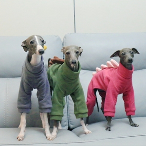 Sudadera con Capucha para Perro, Diseño Geométrico Simple con Estampado de Dinosaurio, Cuello Alto, Cálida, de Poliéster Grueso para Invierno, para Whippet y <span class=keywords><strong>Galgo</strong></span> Italiano - Product Image 2