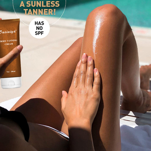 Loción Bronceadora de Marca Privada al por Mayor, Bronceador Corporal Natural, Suave e Hidratante para la Piel, Crema Bronceadora sin Sol - Product Image 2