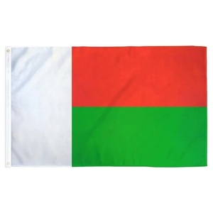 Bandera de <span class=keywords><strong>Madagascar</strong></span> 3x5 pies, Bandera de Calidad Resistente a la Decoloración, Colores Vivos, Bandera Nacional para Interiores y Exteriores, Venta al por Mayor de Fábrica - Product Image 1