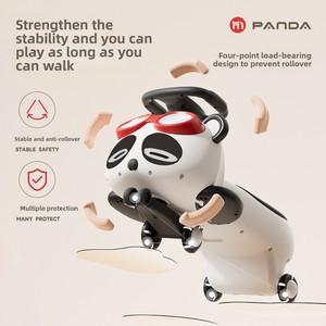 Auto Giocattolo in Plastica per Bambini <span class=keywords><strong>Panda</strong></span>, Scooter Antiribaltamento con Musica per Bambini e Bambine da 1 a 6 Anni - Product Image 3