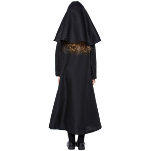Costume di Halloween per Bambine, Abito da <span class=keywords><strong>Suora</strong></span> Nero, Costume per Cosplay e Spettacoli Teatrali - Product Image 4