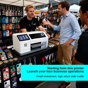 Stampante UV Wireless Intelligente per Cover di Telefoni, Stampante per Custodie di Cellulari per Piccole Imprese e Negozi di Telefonia, Stampante UV A5 A4 - Product Image 4