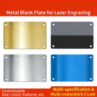 Plaque métallique personnalisée en acier inoxydable et alliage d'aluminium, couleur sur mesure, résistante aux rayures, avec logo personnalisé pour une résistance à l'usure accrue
