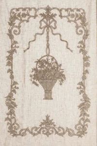 Rideau en lin de luxe, style moderne, fleurs brodées beiges, rideau vintage pour salon, maison, hôtel, resort, café - Product Image 5