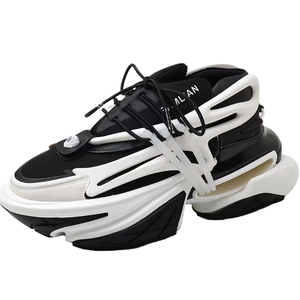 Zapatillas Unisex con Plataforma Gruesa y Cordones de Colores Mezclados, Aumentan la Estatura, Estilo Urbano de Moda Otoño/Invierno - Product Image 1