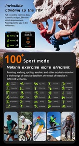 Reloj inteligente deportivo de seguimiento GPS con batería de espera ultralarga con TWS <span class=keywords><strong>3</strong></span> en <span class=keywords><strong>1</strong></span> música local 4GB almacenamiento de memoria Smartwatch con auriculares - Product Image 6