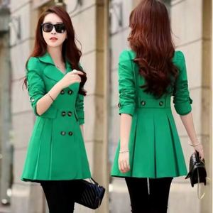 Abrigo Largo de Lana Impermeable con Capucha para Mujer, Elegante y Formal, con Botones y Solapa, para Primavera y Otoño, Venta al por Mayor - Product Image 5