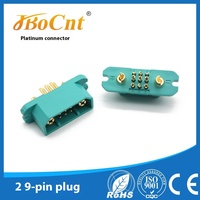 Connecteur USB pour véhicule électrique, 2 broches, 9 cœurs, 10A, 3P, mâle/femelle, pour le stockage d'énergie, charge/décharge de batterie au lithium