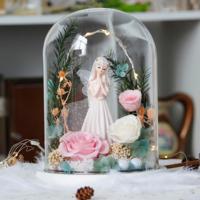 Lovebay Fabriek Directe Echte Roos In Glas Voor Vriendin Verjaardag Valentijnscadeau Eeuwige Roos Bewaard In Glazen Koepel