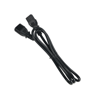 Câble d'extension d'alimentation XUZHAO 1,5 m IEC-320 C14 vers C13 femelle 10A 250V PVC/Cuivre, indice de protection IP20 pour instrumentation