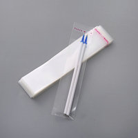 Sacs thermorétractables en plastique BOPP imprimés sur mesure, autocollants, impression en héliogravure, logo sur la surface, emballage pour cadeaux