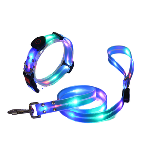 Bộ dây dẫn và vòng cổ chó LED sạc USB chống nước chất lượng cao, phát sáng - Product Image 3