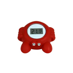Infant Baby Bath Floating Toy Safety Temperature Water Thermometer Crab Style