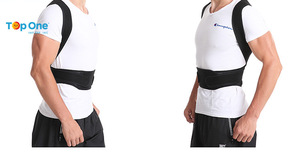 Corrector de Postura de Neopreno Top One, Totalmente Ajustable, Cinturón de Soporte para Clavícula, Protección Transpirable para Hombres y Mujeres, Deportes - Product Image 6