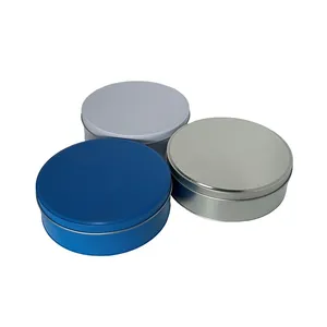 空圆形金属罐优质定制锡盒带盖食品礼品容器