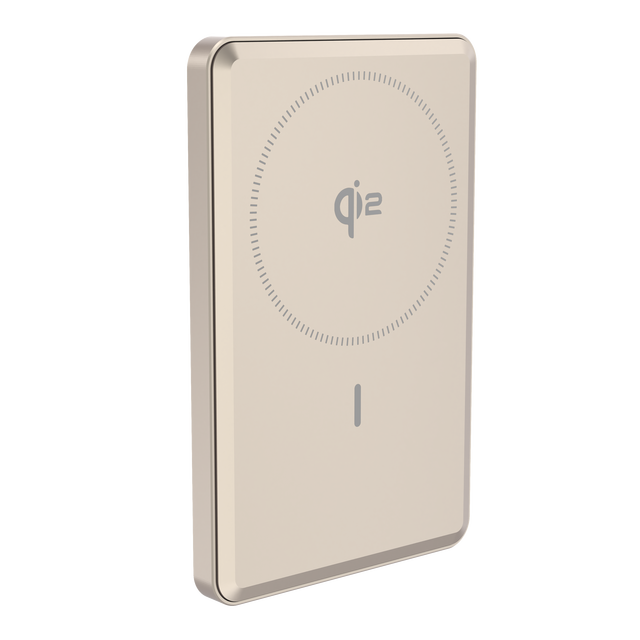 2025 Qi2 Certified 5000mah Ultra-Thin Magnetic Wireless Power Bank 20W Output with Super Slim Feature and LCD Digital Display
