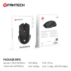 อุปกรณ์เสริมคอมพิวเตอร์ <span class=keywords><strong>Fantech</strong></span> Wg12 <span class=keywords><strong>เมาส์</strong></span><span class=keywords><strong>ไร้</strong></span><span class=keywords><strong>สาย</strong></span>แบบกลไก น้ำหนักเบา ราคาประหยัด สำหรับเล่นเกมบนพีซี - Product Image 6