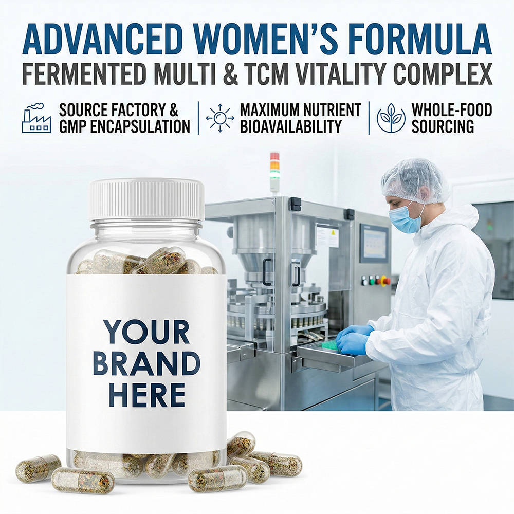 High Quality Ancient Nutrition Capsules Traditional Chinese Medicine Female Formula Multivitamins Adult Gluten-Free Daily