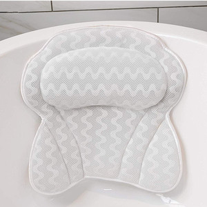 BBCare Extra Large Oreiller <span class=keywords><strong>de</strong></span> <span class=keywords><strong>Bain</strong></span> Papillon avec 6 Ventouses Fortes 4D Matériel Spa <span class=keywords><strong>Coussin</strong></span> <span class=keywords><strong>de</strong></span> <span class=keywords><strong>Bain</strong></span> pour Baignoire Camping En Plein Air Voyage - Product Image 2