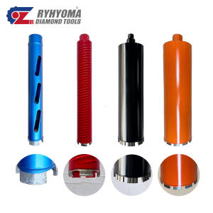 Punte di diamante sinterizzato pressato a caldo con gambo diritto trapano a secco in cemento armato pareti di mattoni - Product Image 2