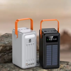 Powerbank met kabel 30000mah 40000mah 50000mah 60000mah 100000mah 120000mah 150000mah Zonne-energie powerbank station - Product Image 1