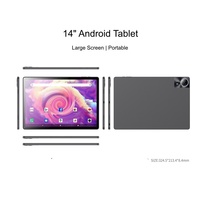 Tablet PC Android de 14 Pulgadas con Ocho Núcleos, Pantalla IPS de 1920x1200, Uso Comercial, 6 GB de RAM, 256 GB de Almacenamiento