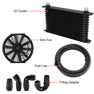 Труба впрыска топлива экскаватор велосипедный масляный радиатор 12 В портативный автомобильный вентилятор охлаждения кондиционера мини адаптер фитинг hpa 1/8 npt asa - Product Image 2