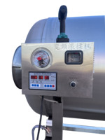 Tambour à viande hydraulique sous vide pour la transformation des brochettes d'agneau et des filets d'agneau