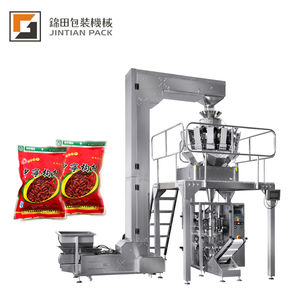 เครื่องบรรจุภัณฑ์อัตโนมัติสำหรับถั่วลิสง ผลไม้อบแห้ง อัลมอนด์ แบบถุงพลาสติก CE พร้อมระบบชั่งน้ำหนัก - Product Image 1